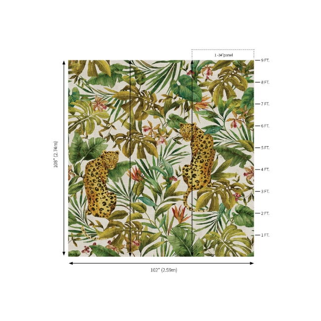 Picture of Exotica Mural - Linen