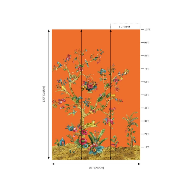 Picture of Tanzania Tree of Life Mural - Clementine