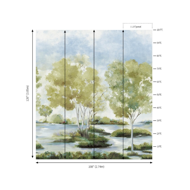 Picture of Savannah Mural - Juniper