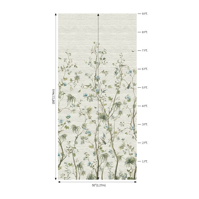Picture of Maisome Mural on Textile - Chino