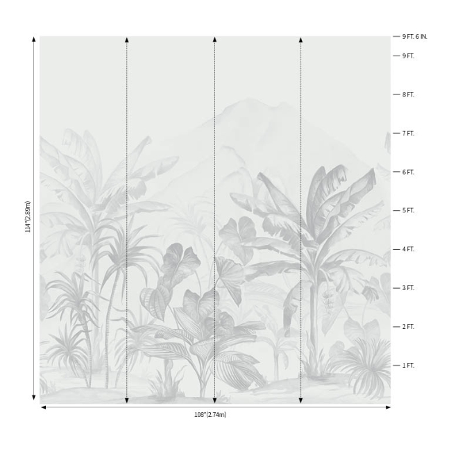 Picture of Ikoma Mural - Monotone